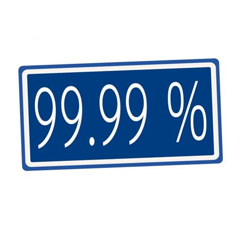9999 Percent White Stamp Text On Blue Free Stock Photo Public Domain