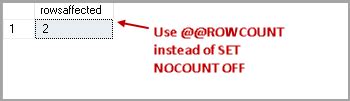 Set Nocount On Statement Usage And Performance Benefits In Sql Server