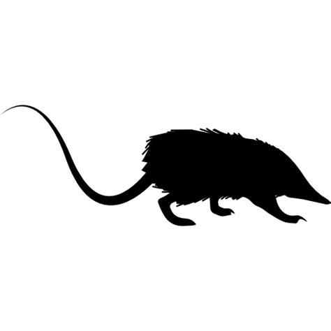 Rat Silhouette Icon