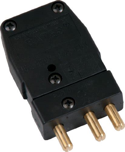 Bates 20m Stage Pin Plug Male Connector 20 Amps 125 Volts