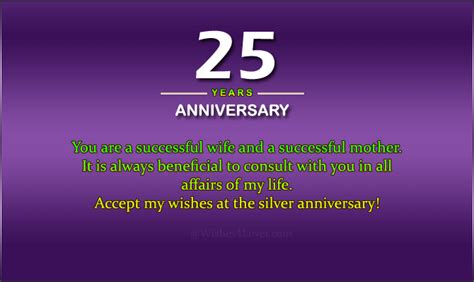 25th Wedding Anniversary Wishes For Wife Wishes4lover