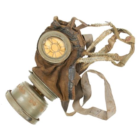 Original Imperial German Wwi Gas Mask With Can Dated June 1918
