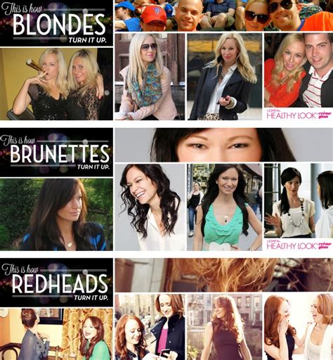 L Oreal Asks What It Means To Be A Blonde Brunette Or Redhead