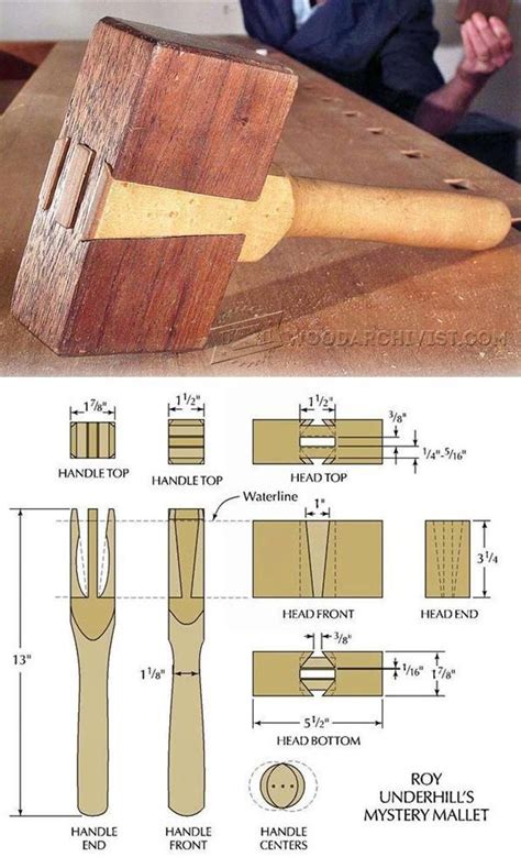 Wood Mallet Plans Hand Tools Tips And Techniques