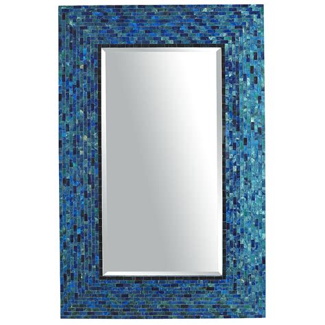 Pier 1 Cerulean Blue Mosaic Maybe Get A Flat Mirror And Diy Blue