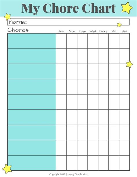 We did not find results for: Happy Simple Mom in 2020 | Kids chore chart printable ...