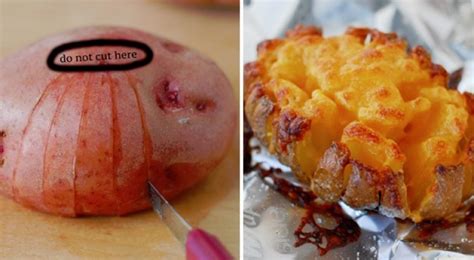 Suivez cette technique pour couper les pommes de terre le résultat