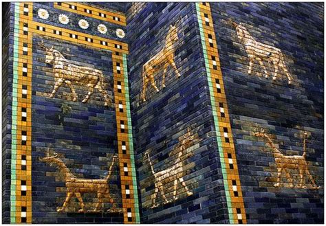Lions Motif Of Babylon Ancient Babylon Gate Of Babylon Mesopotamia