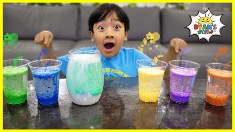 Easy Diy Science Experiment For Kids Rainbow Snowstorm In A Jar