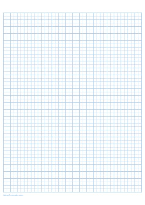 Printable 2 Squares Per Centimeter Light Blue Graph Paper For A4 Paper