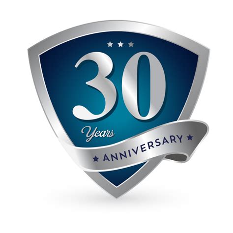 30th Anniversary Vector Art Png 30th Anniversary Badge Logo Icon Logo