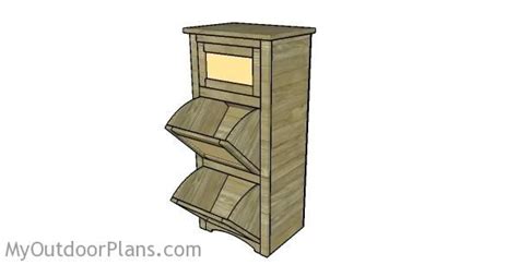 With the right plans, materials, and equipment, you can construct a potato bin, as shown here. Potato Bin Plans | Free Outdoor Plans - DIY Shed, Wooden ...