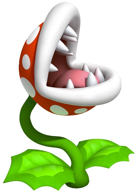 Download Plant Land Piranha Mario Flower Super 3d Hq Png Image Freepngimg