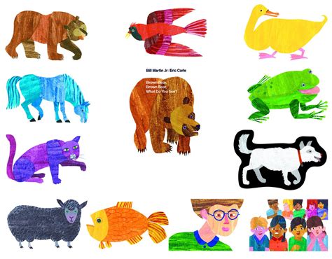 Each animal responds to help the reader predict what picture comes notebook prompts (complete with spanish common core i can statements), and extension activities for use with brown bear, brown bear, what do you. Brown Bear, Brown Bear, What Do You See?™ | Little Folk ...