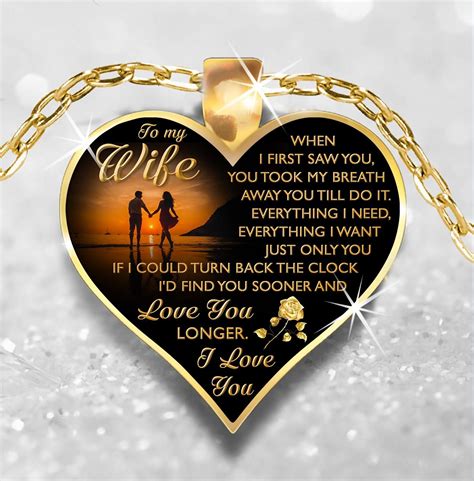 Each year, you're looking to find a birthday gift for your wife that truly nails it. TO MY WIFE ♥ Surprise Your Wife with this beautiful ...