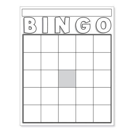 Blank Bingo Cards White Bingo Card Template Bingo Cards Printable