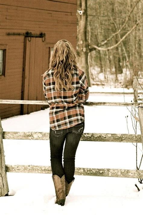 Flannel Jeans And Boots Country Fashion Fashion Style