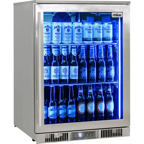 Outdoor covered living area including a bar with sink, fridge, microwave, and 250 lb commercial ice machine. Rhino Envy Bar Fridge | Gold Coast Retailer | Outdoor Kitchens
