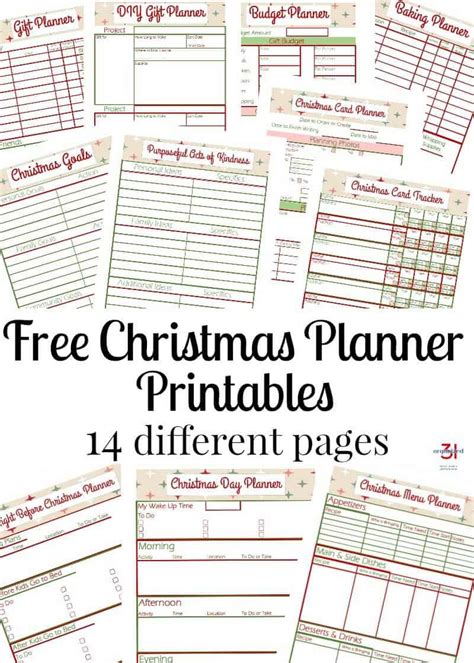 Free Christmas Planner Printables