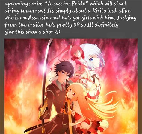 Assassins Pride Anime Amino