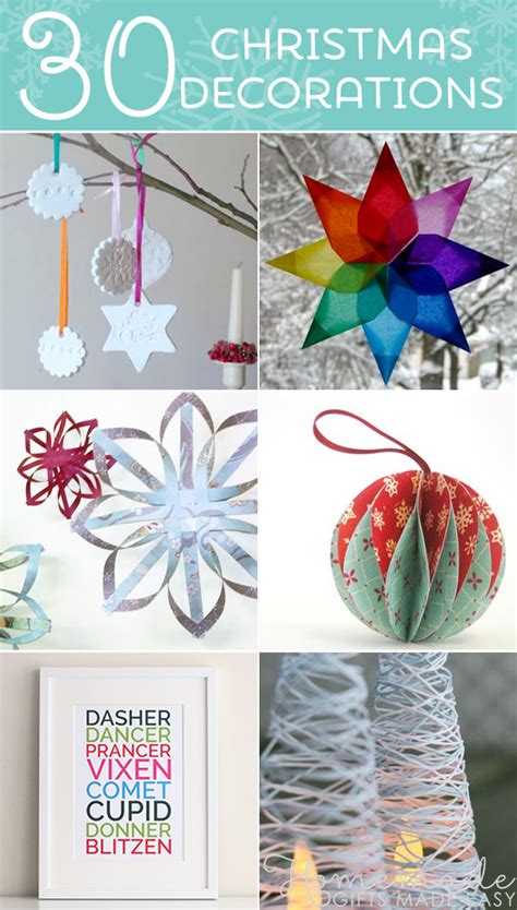 30 Beautiful Diy Homemade Christmas Ornaments To Make