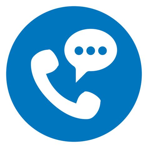 Icono De Conversación Telefónica Azul Descargar Pngsvg Transparente