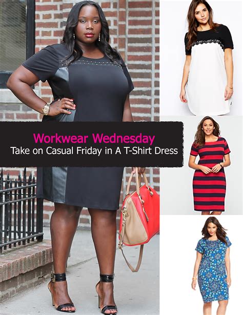 Workwear Wednesday How To Take On Casual Friday In A T Shirt Dress