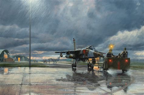 Sepecat Jaguar 226 Ocu Raf Lossiemouth Aviation Art Print Painting By