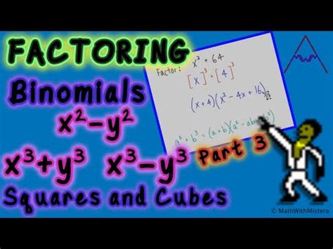All these factoring cubics calculator work on the same principle. Factoring Polynomials #15 Binomials Part 3 of 4 - YouTube