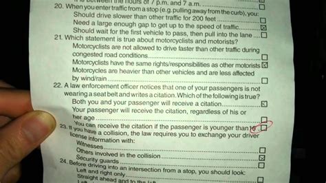 California dmv test permit free sample. 2012 California DMV Written test Pass . Test Number DL 5 ...