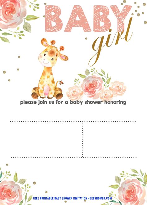 Baby Shower Invitation Templates For Word Home Interior Design