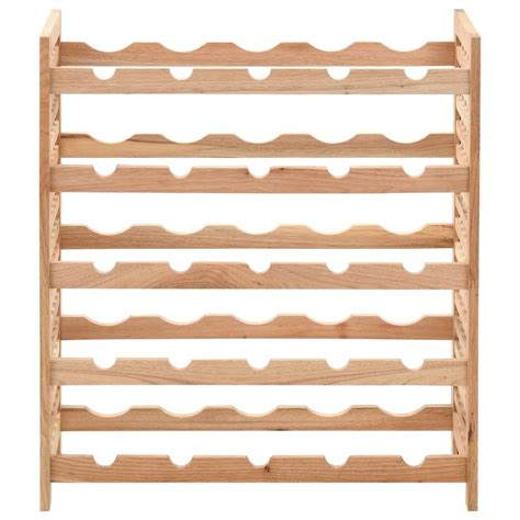 Akkurat nå sommerkampanje med opptil 10% rabatt. vidaXL Vinstativ til 25 flasker heltre valnøtt 63x25x73 cm ...