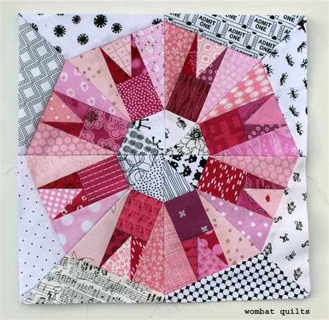 Cactus Snowball Pink Ball 3 Paper Piecing Pattern By