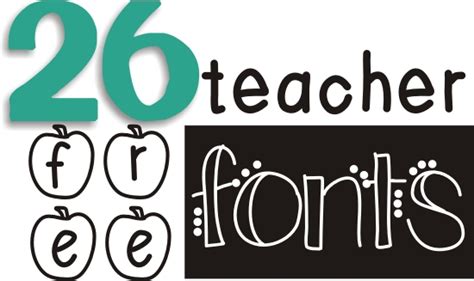 13 Free Font Downloads For Teachers Images Free Printable Teacher