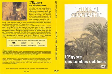 Jaquette Dvd De National Géographic Legypte Des Tombes Oubliées
