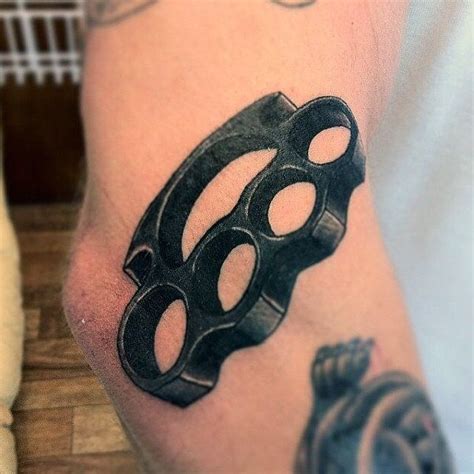 Cool Brass Knuckle Tattoo Designs For Men Guide Knuckle Tattoos Brass Knuckle