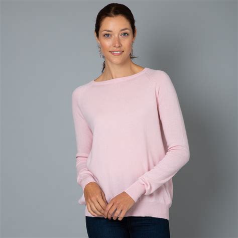 Pale Pink Cashmere Fold Jumper Cleverly Wrapped