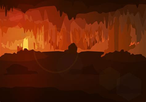 Cavern Background Free Vector 153568 Vector Art At Vecteezy