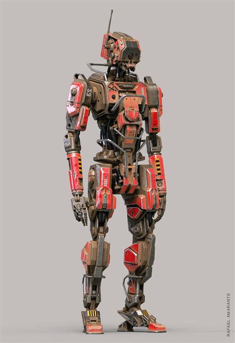 Concept art character design template. work fo fun and pratice | Robot concept art, Robots ...