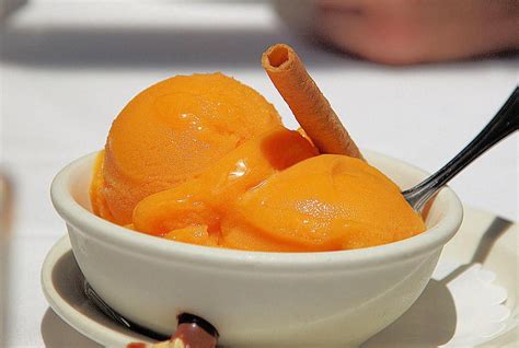 Homemade Orange Sherbet With Just A Few Ingredients Recipe Orange