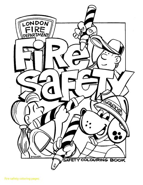 Fire Prevention Coloring Pages At Free Printable