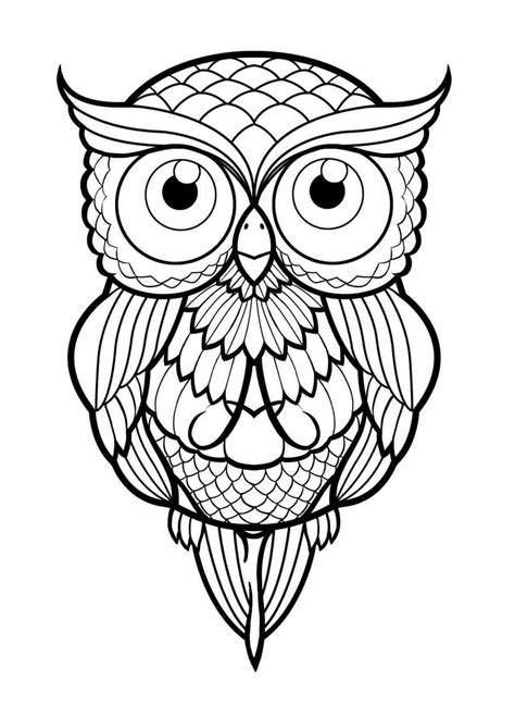 Simple Cute Owl Drawing At Explore Collection Of