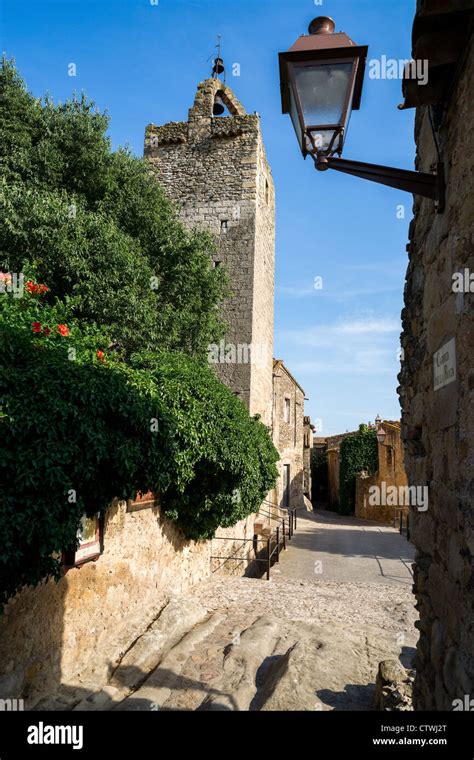Peratallada A Small Medieval Town In Catalonia Spain Declared A