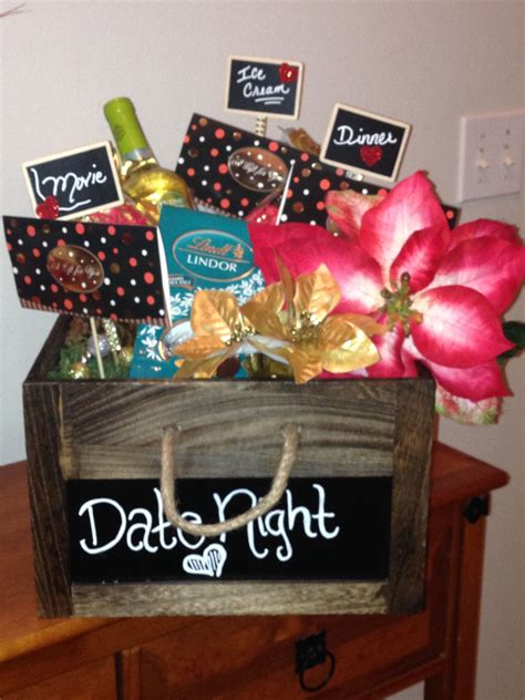 Date Night gift basket | Date night gifts, Date night gift baskets, Date night basket