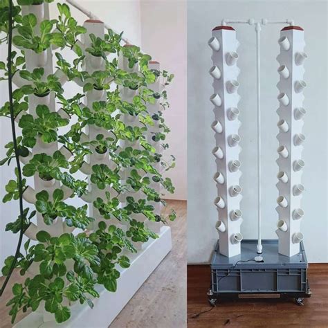 Sistema De Cultivo Hidropónico Vertical De Jardín Interior Aeroponía