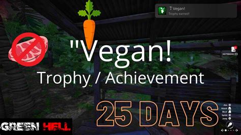 Green Hell Vegan Trophy Achievement Guide YouTube