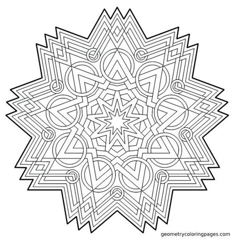 Printable Geometric Coloring Pages PDF  Coloringfolder.com  Geometric