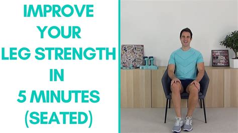 Seated Leg Exercises For Seniors Fitter In 5 5 Mins More Life