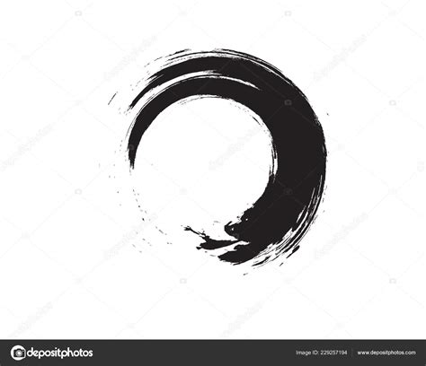 Symbole Zen Enso Design Vecteur Par © 229257194