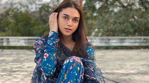 Aditi Rao Hydari Celebrated Pongal 2021 In A Breezy Blue Floral